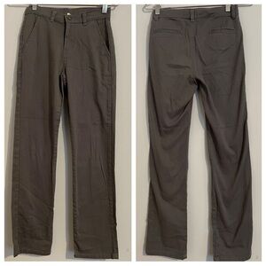 Boys Size 14 slim chaps gray chino slacks.